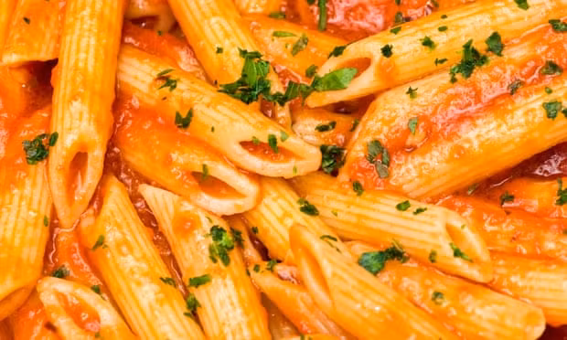 The BNF recommends 65g to 75g dry weight of pasta. Photograph: Luciano Mortula/Getty Images/Hemera