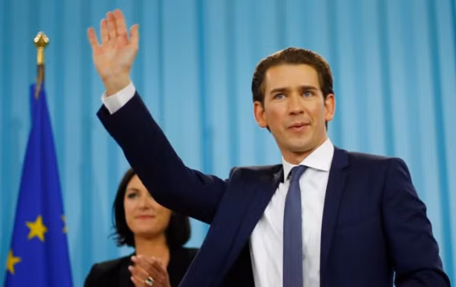 Top candidate of the People's Party Sebastian Kurz. Photo: Reuters