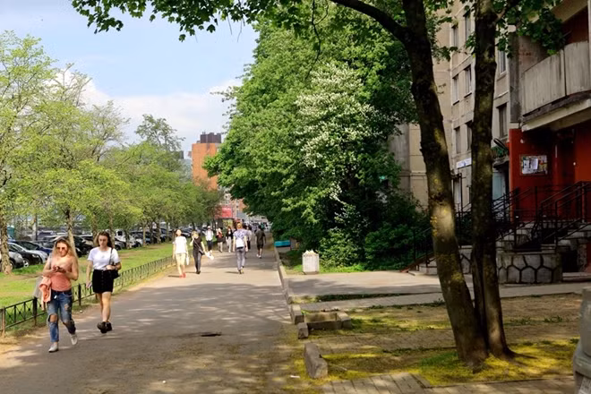 The Ho Chi Minh street located in Vyborg town, Vyborgsky district, Saint Petersburg city. In 1923, President Ho Chi Minh landed in St. Petersburg, formerly known as Petrograd, as part of his path for national salvation.