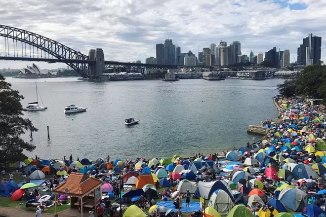 Millions of people gathered in Sydney to enjoy their New Year's Eve. Photo: abcnews