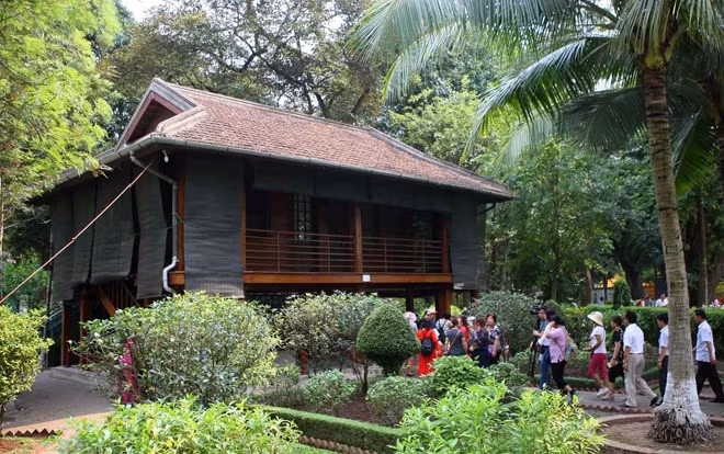 The stilt house of late President Ho Chi Minh in Hanoi (Photo: VNA)