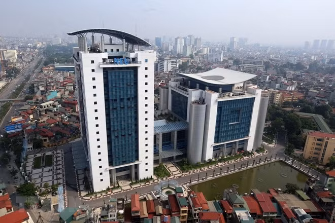 The buildings of the National Economics University
