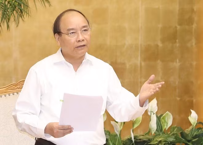 Prime Minister Nguyen Xuan Phuc at the meeting (Source: VNA)