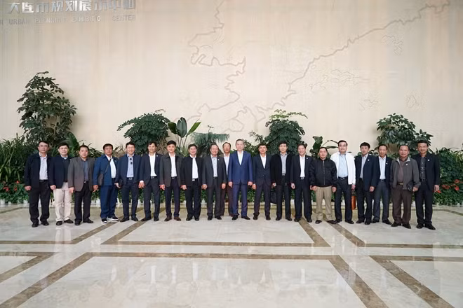 The high-ranking delegation of Ministry of Public Security of Vietnam in Liaoning, China.