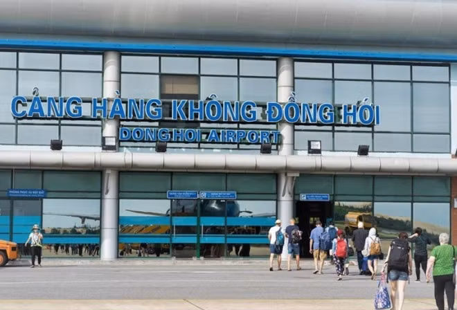 Dong Hoi Airport in Quang Binh province.