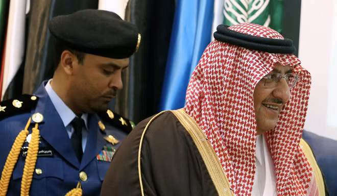 Saudi Crown Prince Mohammed Bin Nayef, the interior minister, attends the 34rd session of the Council of Arab Interior Ministers in Tunis,Tunisia April 5, 2017.REUTERS/Zoubeir Souissi