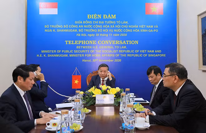 Minister To Lam and delegates at the event. Minister To Lam and delegates at the event.