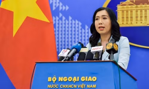 Vietnam's Foreign Ministry spokeswoman Le Thi Thu Hang.