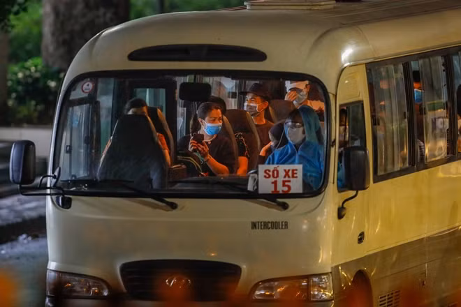 "With the improvement in military equipment, we hope to create a clean environment and prevent pathogens from spreading outside," Senior Colonel Hung said. Dozens of soldiers in protective suits, masks and chemical sprayers carried out the task.