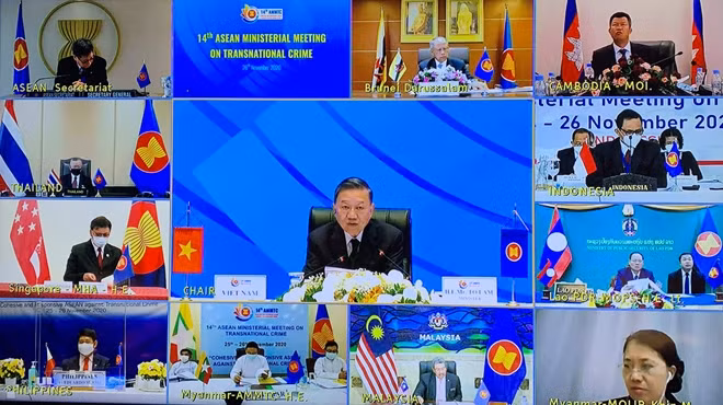 General To Lam chairs the meeting virtually.