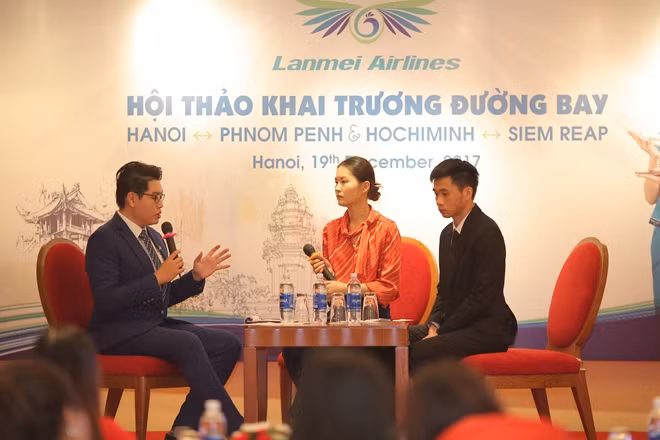 Q&A section at the inaugural ceremony.