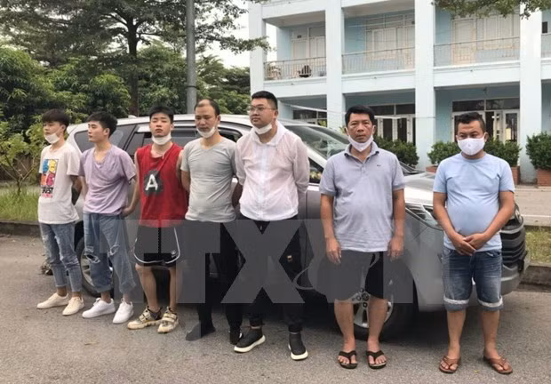 Illegal Chinese migrants caught while entering HCM City (Photo: VNA)