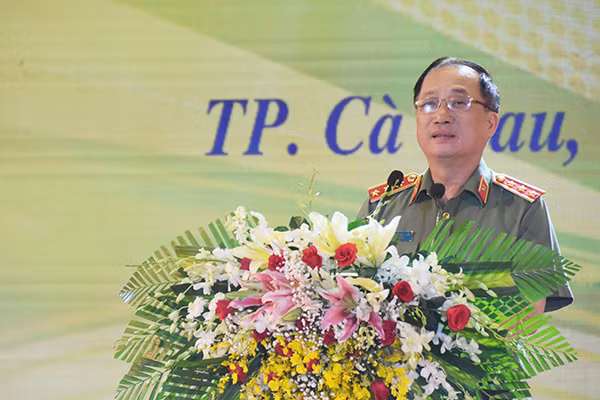 Senior Lieutenant General, Deputy Minister Nguyen Van Thanh speaks at the event. Senior Lieutenant General, Deputy Minister Nguyen Van Thanh speaks at the event.