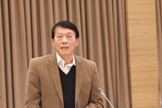 Deputy Minister Luong Tam Quang speaks at the event.