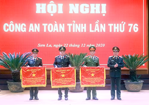 Outstanding units honored at the event.