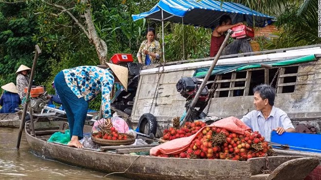 Can Tho Floating Market.
