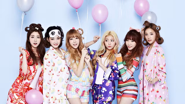 The Korean rising girl band LABOUM. Photo: Internet