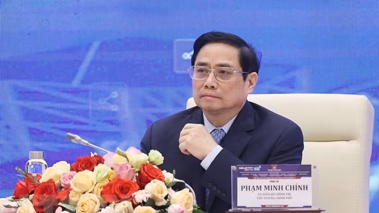 Prime Minister Pham Minh Chinh attends the 3rd annual Industry 4.0 Summit