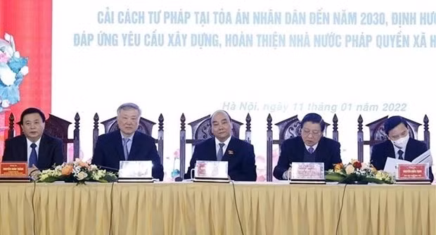 President: Judicial reforms enable courts to adapt to new situation ảnh 1