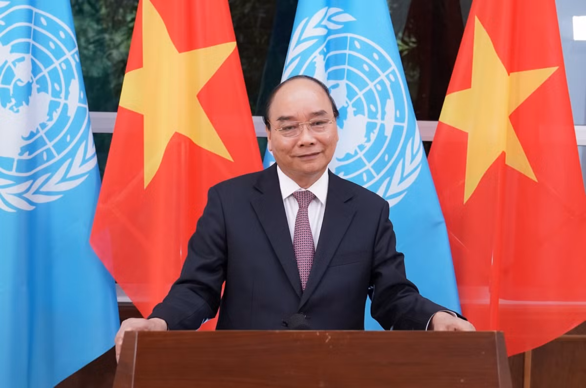PM Nguyen Xuan Phuc voices Vietnam's commitment to promoting multilateralism in settling global issues. (Photo: VGP)
