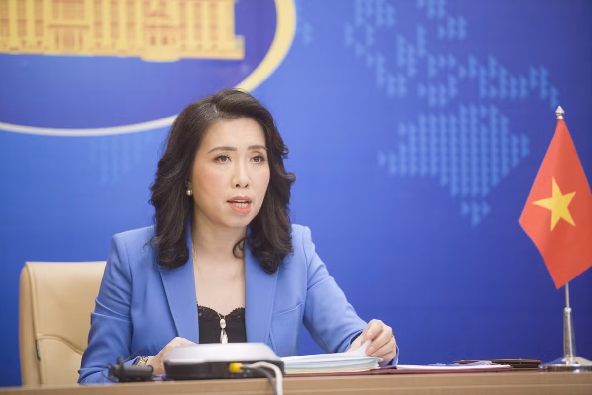 Foreign Ministry spokesperson Le Thi Thu Hang