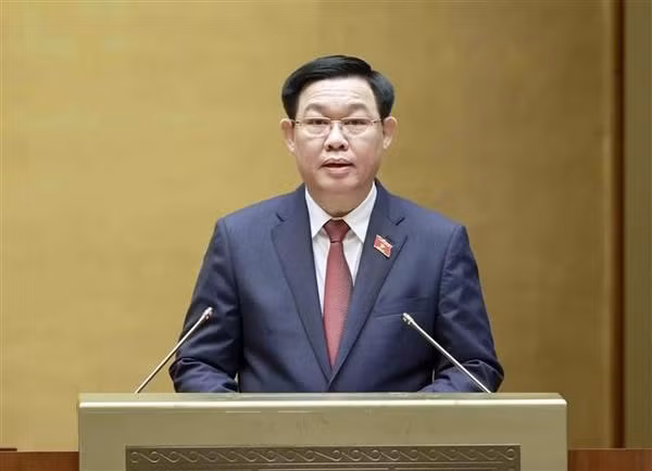 An overview of the&nbsp;opening of the 15th NA’s second session (Photo: VNA)
