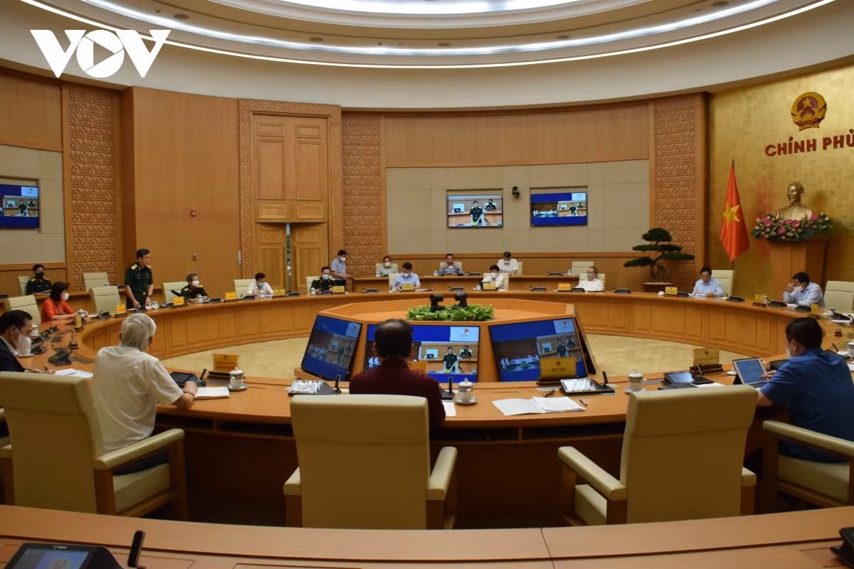 Representatives of ministries, agencies, vaccine manufacturers and scientists attend the meeting.