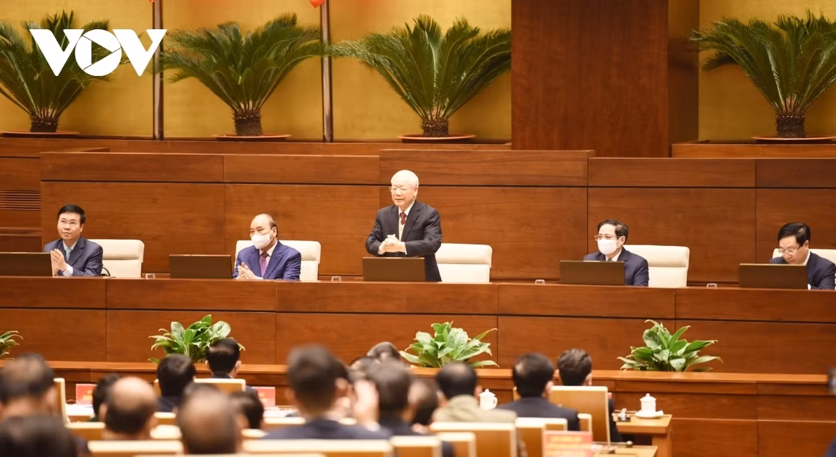 Party General Secretary Nguyen Phu Trong chairs the National Conference on Foreign Affairs.