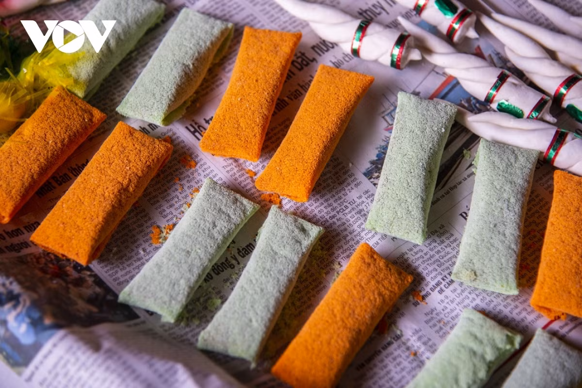 Lang only produces these cakes during the Tet holiday or when he receives orders for special occasions.