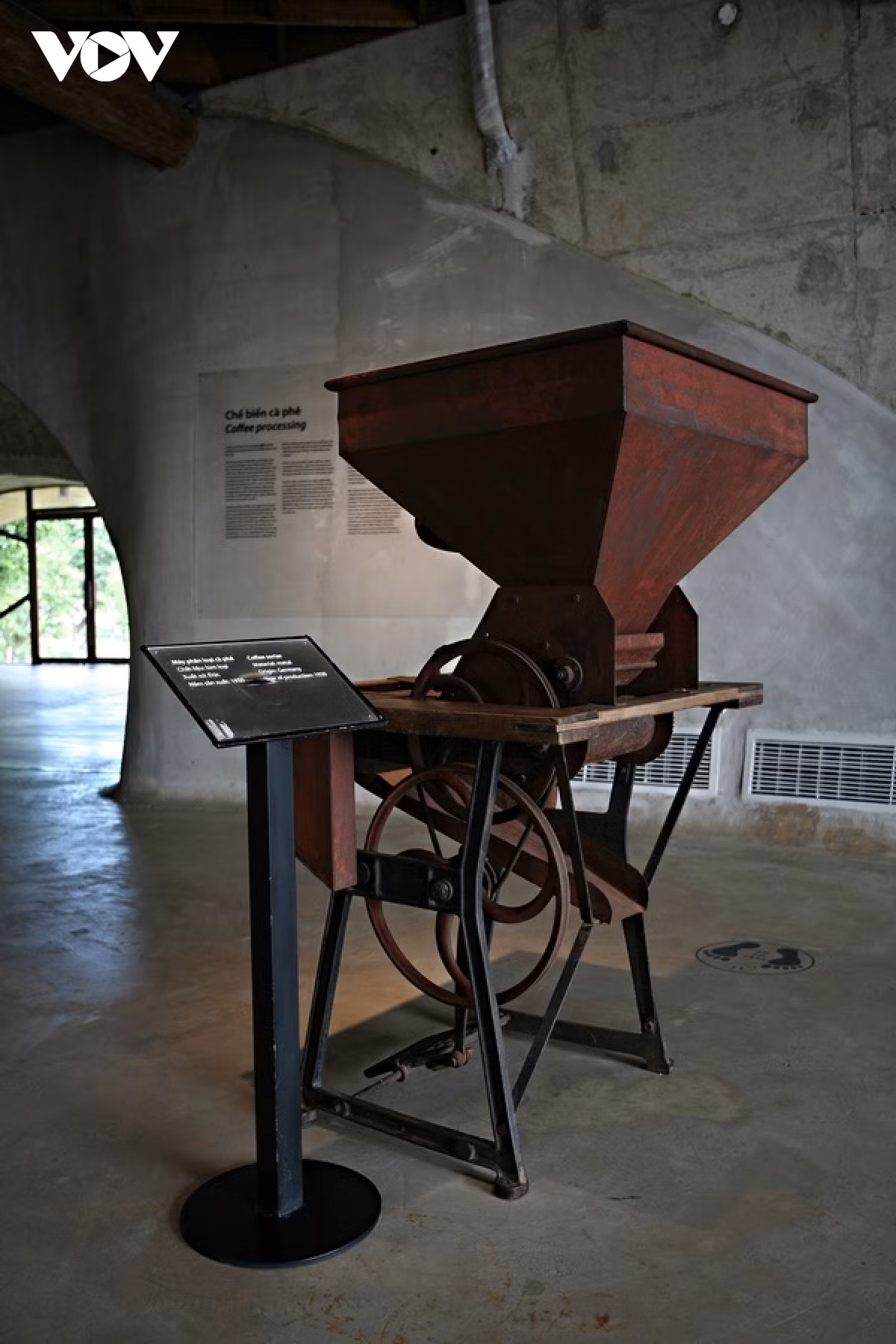 A coffee sorting machine manufactured in Germany in 1930