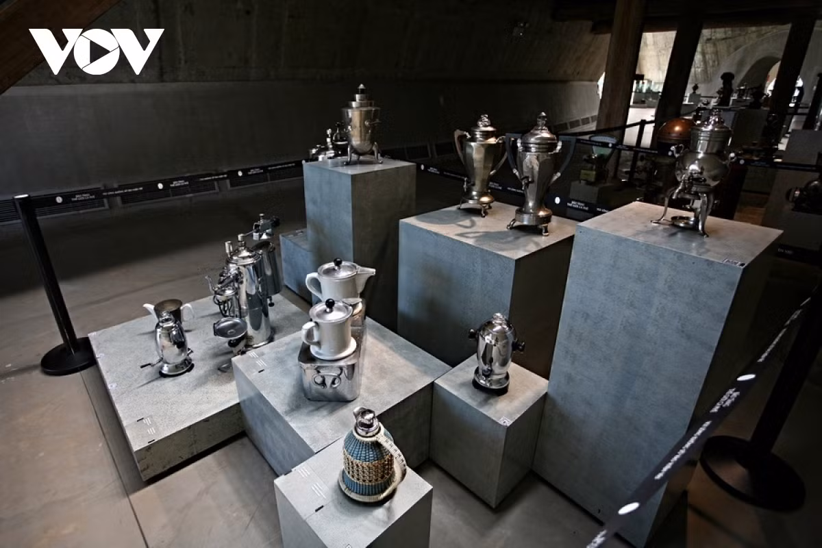 A collection of pots and kettles made using ceramic and glass go on show.