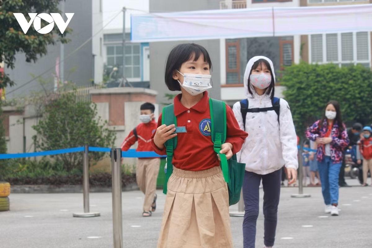 The first day of being back at school brings new challenges to young students.