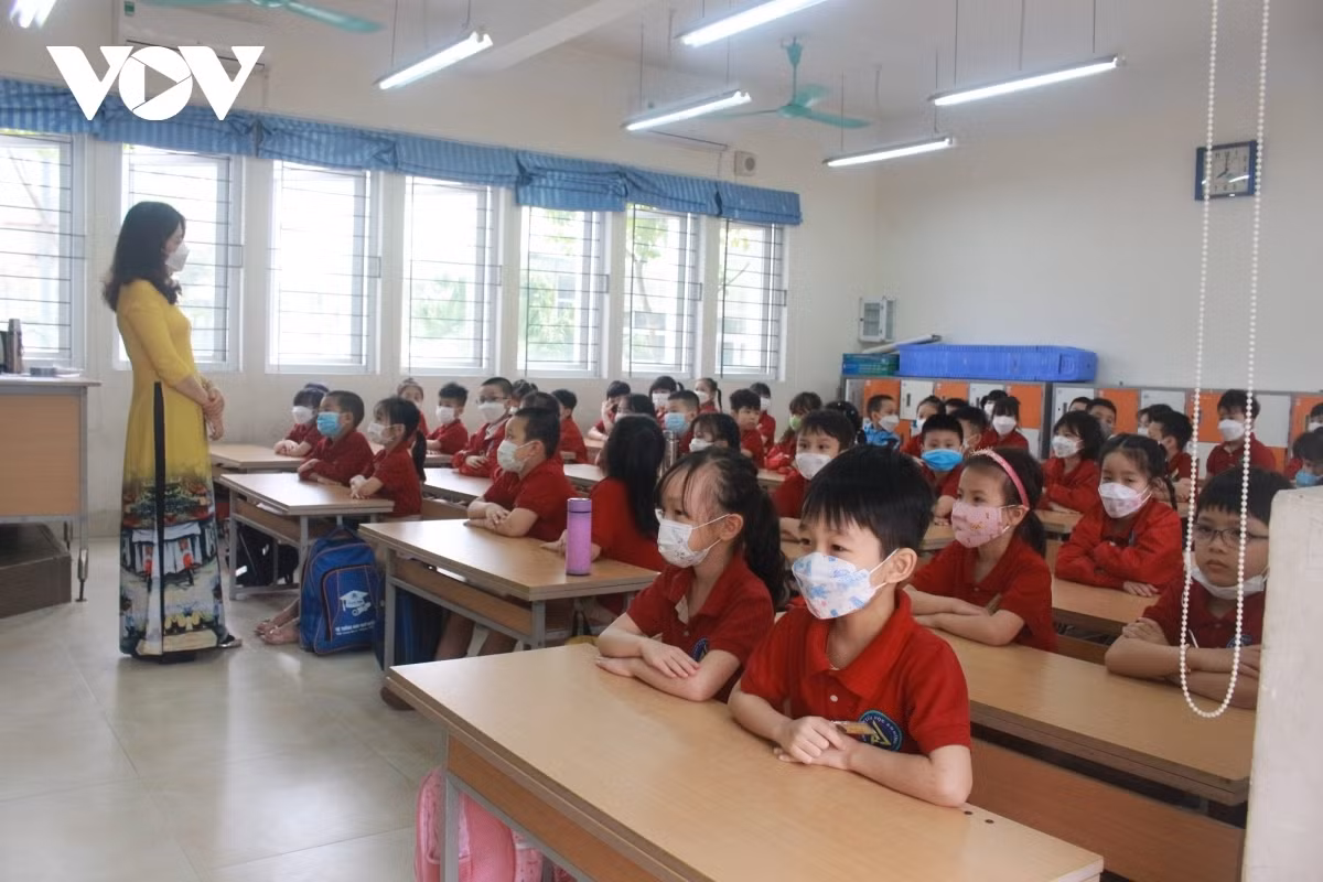 All students are required to wear face masks during school hours.