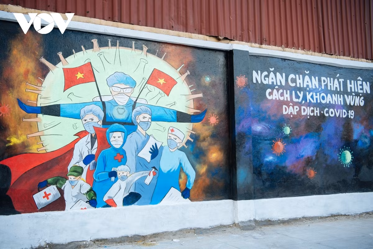 Images of doctors, nurses, and healthcare workers on the frontline of the battle against COVID-19 are vividly portrayed.