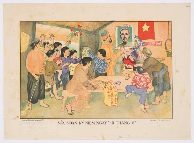 An art poster kept in&nbsp;State Library of New South Wales&nbsp;(Photo: VNA)