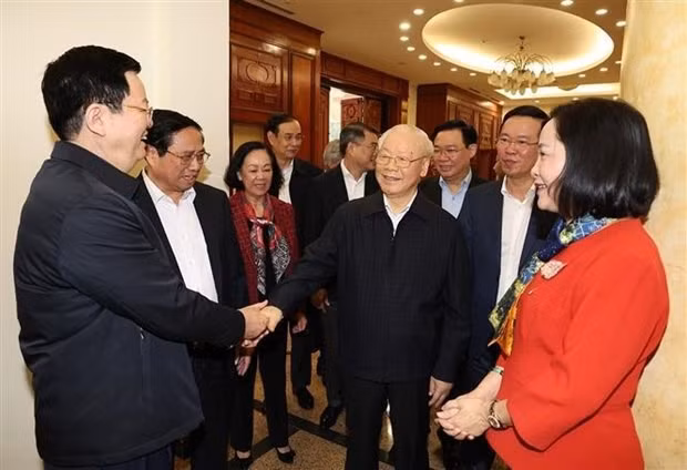 Party leader chairs meeting of personnel sub-committee of 14th National Congress -0