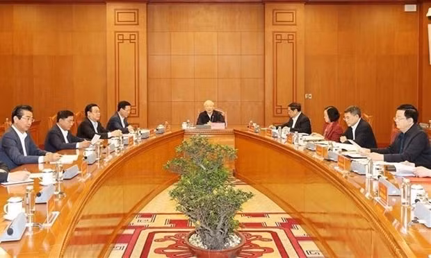 Party leader chairs meeting of personnel sub-committee of 14th National Congress -0