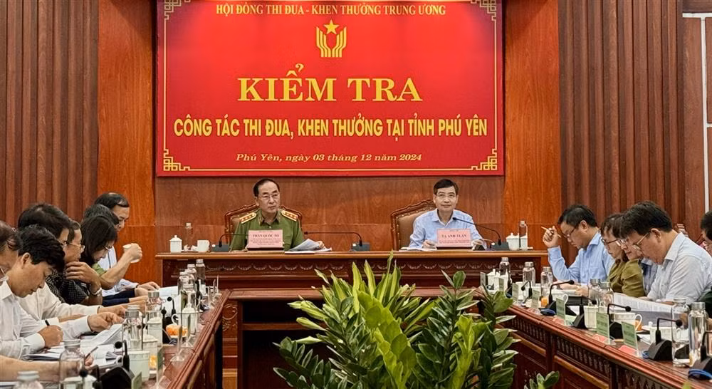 Deputy Minister Tran Quoc To inspects emulation and rewards work in Phu Yen -0