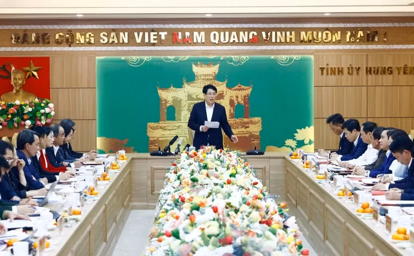 State President chairs conference approving draft report on inspection conclusion in Hung Yen -0