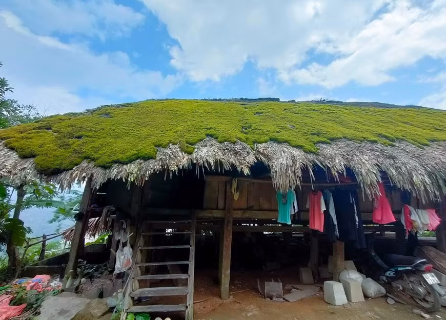 Unique mossy roofs on Tay Con Linh range -1
