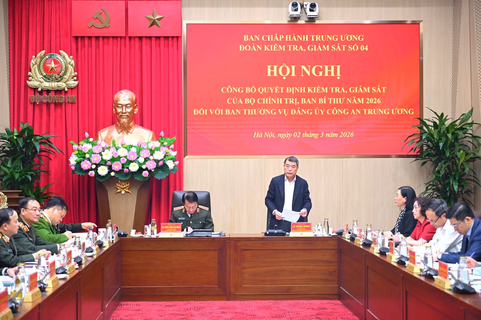 PCC’s Politburo and Secretariat inspect Public Security Central Party Committee Standing Board -0