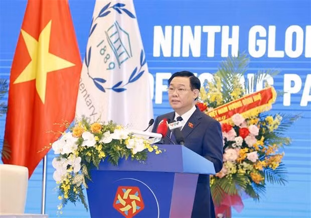 Ninth Global Conference of Young Parliamentarians opens in Hanoi -0