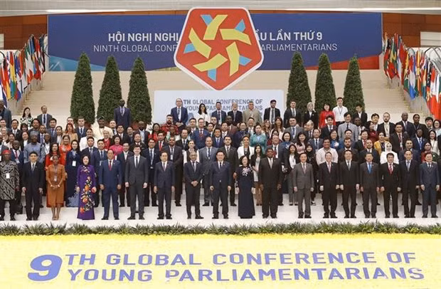 Ninth Global Conference of Young Parliamentarians opens in Hanoi -0