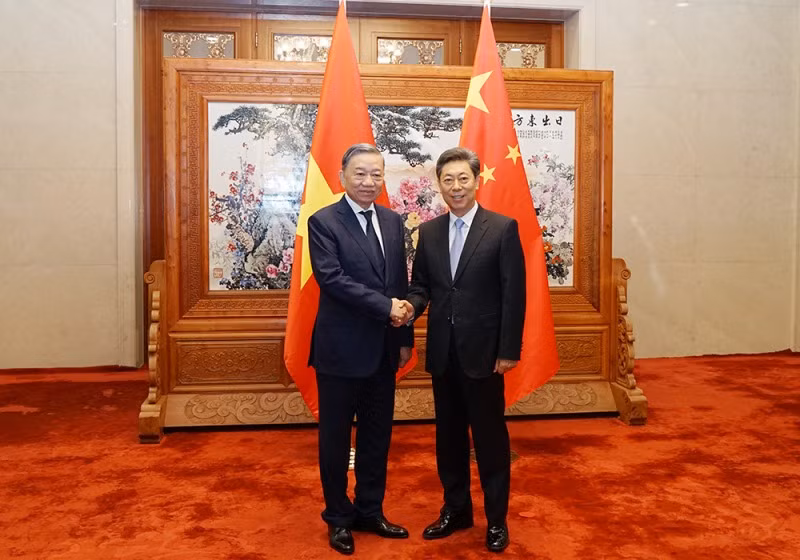 Minister To Lam meets with Chinese Secretary of the Political and Legal Affairs Commission -0