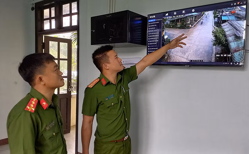 TET - Commune-level police obtain achievements in maintaining local public order and security in Quang Nam -0