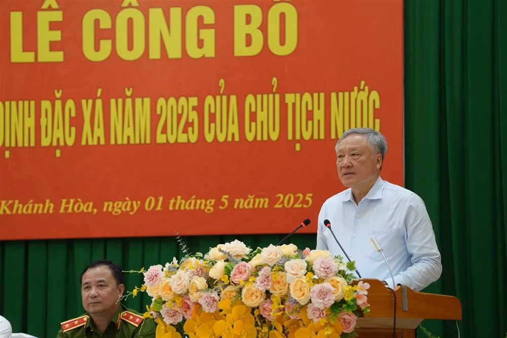 Permanent Deputy Prime Minister Nguyen Hoa Binh attends ceremony announcing president’s amnesty decision at A2 Prison -0