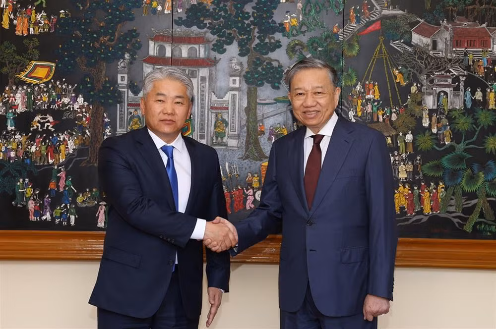 Mongolian National Security Council visits Vietnam's Ministry of Public Security -0