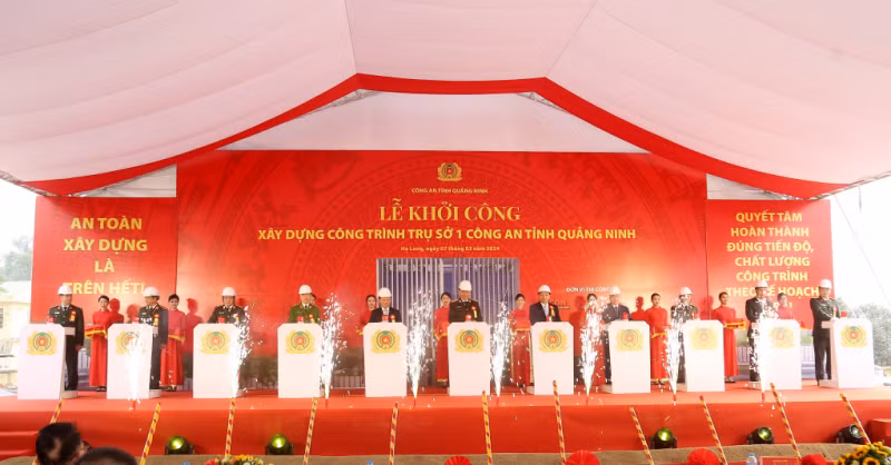 Quang Ninh Provincial Police Department starts building Headquarters 1 -0