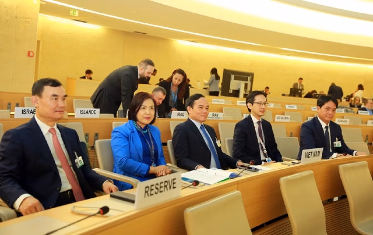 Vietnam makes active contributions to UN Human Rights Council session -0