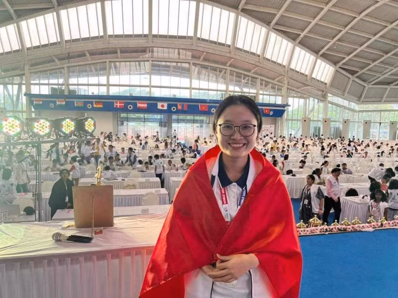 Vietnamese girl breaks record at World Memory Championship 2023 -0
